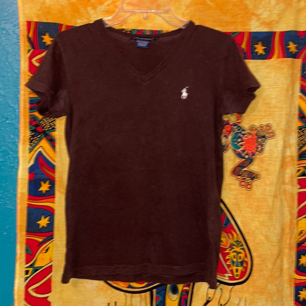 V neck polo